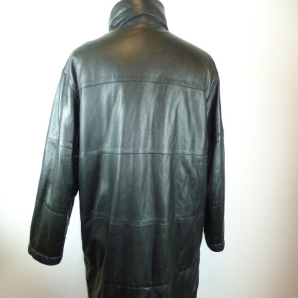 Salvatore Ferragamo leather reversible puffer coat - Picture 4 of 8